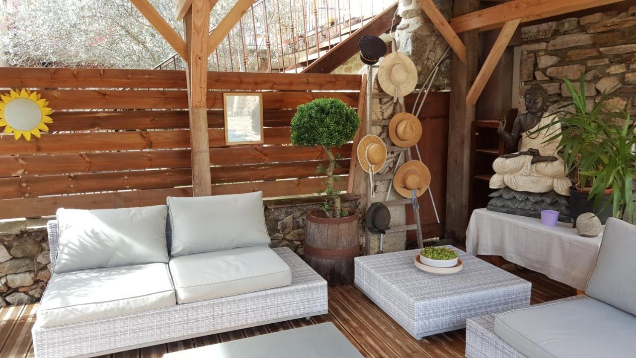 Villa L'Olivier Chez Mamé Marthe Vallon-Pont-dʼArc Esterno foto